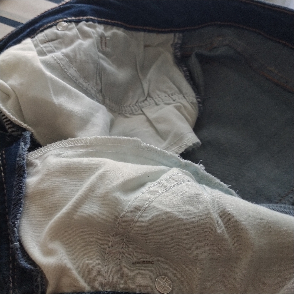 Vintage America Applique Boho Skinny Jeans 14R - Picture 11 of 14